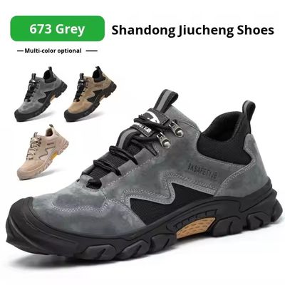 কেনা OEM Kevlar Construction Safety Shoes Pigskin Work Shoes Steel Toe Anti Smashing Rubber Sole Safety Shoes online manufacture