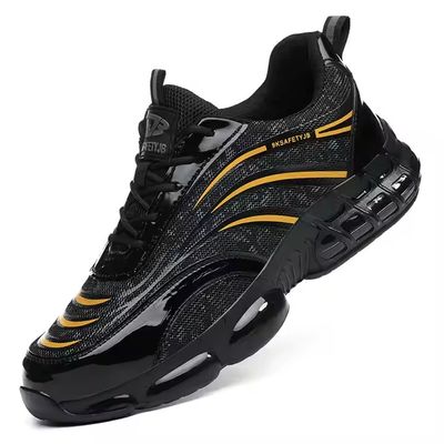 কেনা Black Superfine Steel Wire Fabric Work Shoes TPU Safety Shoes Kevlar Anti-stab EVA Sole Work Shoes Comfortable Safety Shoes online manufacture