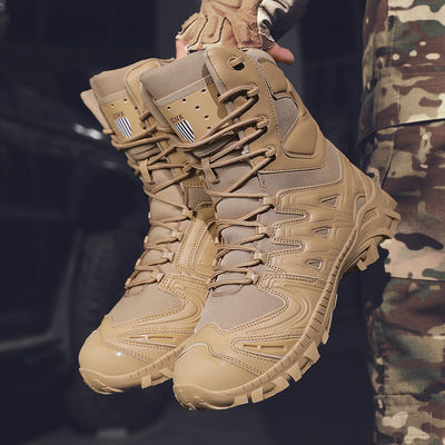 কেনা High Top Microfiber Leather Tactical Boots Tactical Safety Shoes Military Boots Canves Tactical Boots Rubber Sole Hiking Boots online manufacture