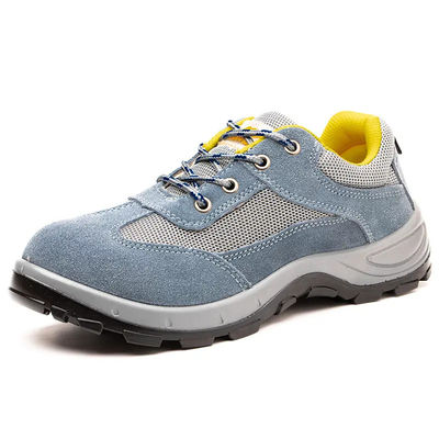 শ্বাস প্রশ্বাসের শিল্প নিরাপত্তা জুতা হলুদ চামড়া ইস্পাত পায়ে বুট পুরুষদের জন্য